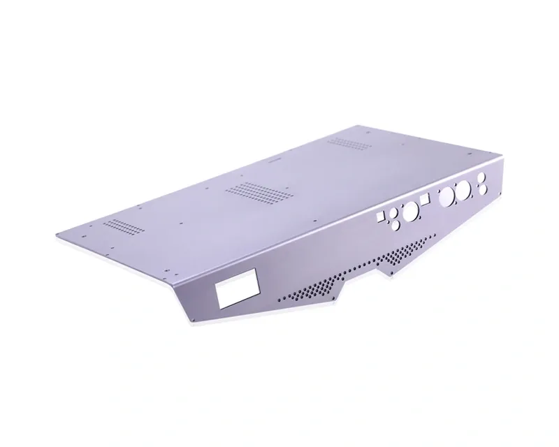 Powder-coated sheet metal part
