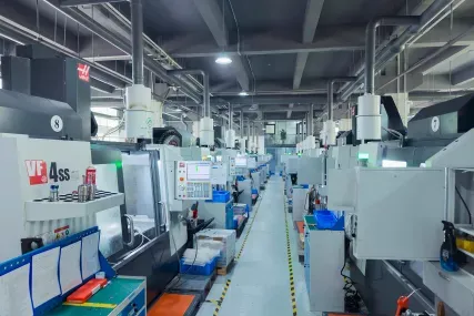 CNC machine shop interior